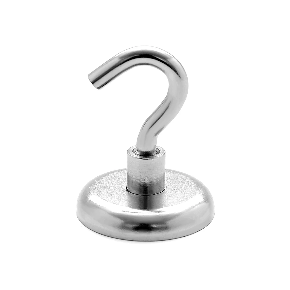 Heavy Duty Magnetic Hook, Strong Neodymium Magnets Hook for Home, Kitchen, Workplace,etc ,D16mm Hold up to 80Pounds, Pack of 4
Heavy Duty Magnetic Hook, Strong Neodymium Magnets Hook for Home, Kitchen, Workplace,etc ,D16mm Hold up to 80Pounds, Pack of 4