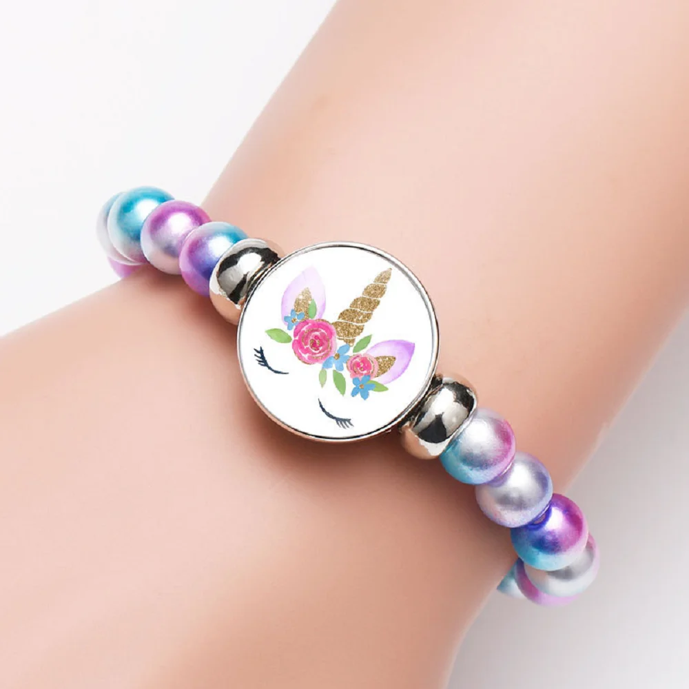 1pc Acrylic Unicorn Bracelet For Girl Birthday Party Decorations Kids Colorful Beads Bangle Children Gifts Supplies
1pc Acrylic Unicorn Bracelet For Girl Birthday Party Decorations Kids Colorful Beads Bangle Children Gifts Supplies