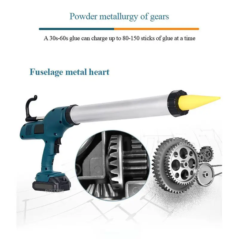 Automatic rechargeable glass glue gun with dual purpose soft and hard glue gun for electric glue gun for doors and windows
Automatic rechargeable glass glue gun with dual purpose soft and hard glue gun for electric glue gun for doors and windows