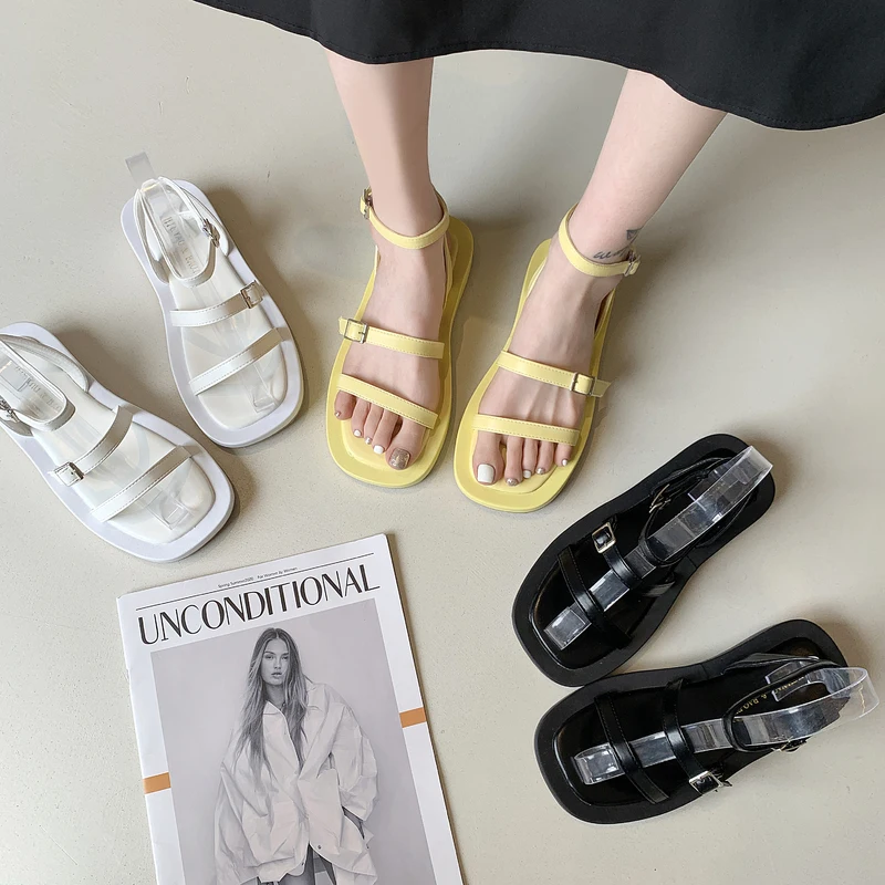 Comfort Shoes for Women Flat Sandals 2021 Summer Suit Female Beige All-Match Clear Heels Without Black New Gladiator Girls Fashi
Comfort Shoes for Women Flat Sandals 2021 Summer Suit Female Beige All-Match Clear Heels Without Black New Gladiator Girls Fashi