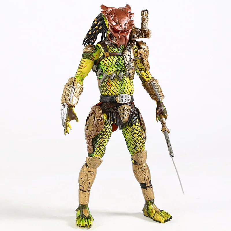 NECA фигура хищника старший Хищник золото Kenner лидер клана главный фигурка