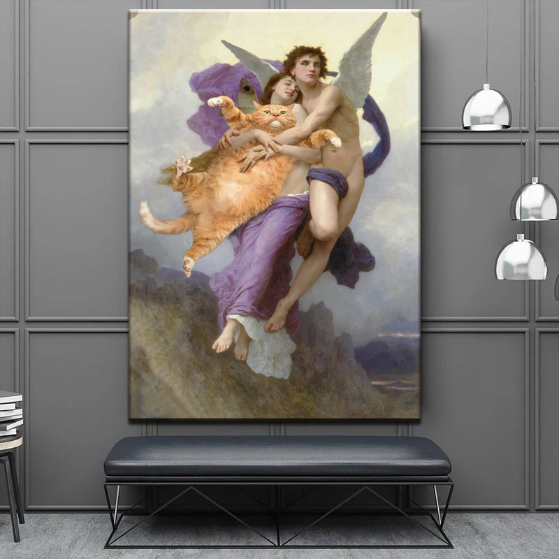 Известный Venus картина маслом Бугро холсте Куадрос Wall Art плакат печать Картина