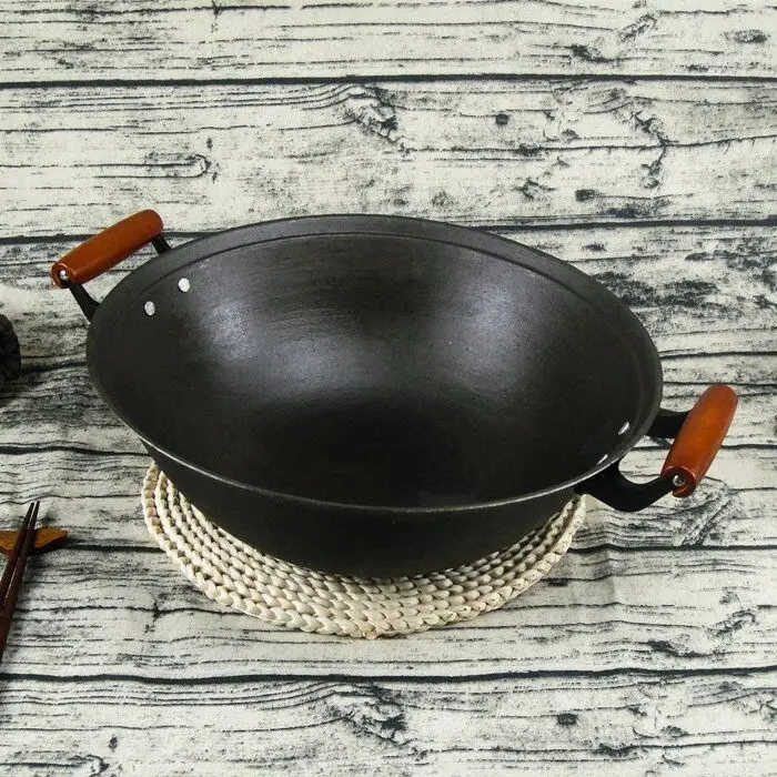 Wok Cast Iron Pot Chinese Stew Soup Pot Uncoated Non-stick Pan Cooking pot Casserole Kitchen Gas Stove Cooker Camping Outdoor
Wok Cast Iron Pot Chinese Stew Soup Pot Uncoated Non-stick Pan Cooking pot Casserole Kitchen Gas Stove Cooker Camping Outdoor