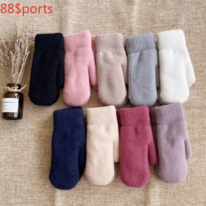 New Women Winter Keep Warm Plus Velvet Inside Thicken Cute Lovely Simple Style Cycling Soft Solid Full Fingers Mittens Gloves
New Women Winter Keep Warm Plus Velvet Inside Thicken Cute Lovely Simple Style Cycling Soft Solid Full Fingers Mittens Gloves