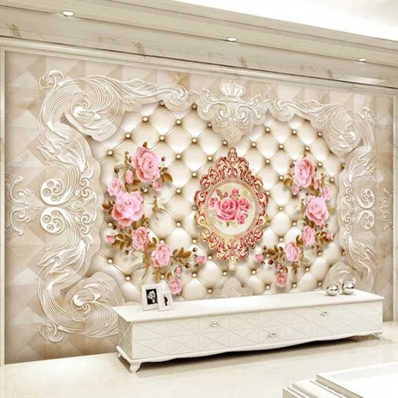 Drop Shipping European Style Rose Flowers Wallpaper TV Sofa Luxury Home Decor Murals 3D Soft Roll Marble Wallpaper 3D Stickers 
Drop Shipping European Style Rose Flowers Wallpaper TV Sofa Luxury Home Decor Murals 3D Soft Roll Marble Wallpaper 3D Stickers