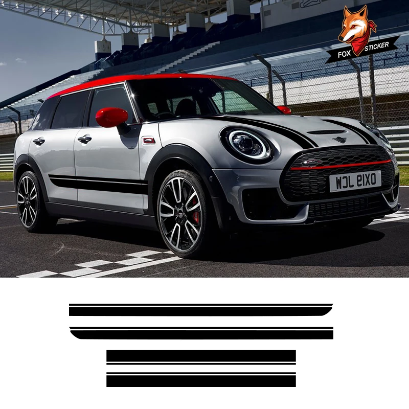 Decals Wraps Body Stickers Vinyl Car Styling Side Stripes Hood Roof Sticker for Mini Cooper Countryman Clubman
Decals Wraps Body Stickers Vinyl Car Styling Side Stripes Hood Roof Sticker for Mini Cooper Countryman Clubman