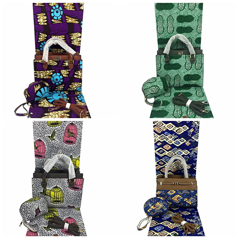 Sinya 2021 Nigerian Ankara Set African Wax Bags African Prints Purse Ghana Wax Handbag Clutch Three-Piece 6 Yards Wedding Party
Sinya 2021 Nigerian Ankara Set African Wax Bags African Prints Purse Ghana Wax Handbag Clutch Three-Piece 6 Yards Wedding Party
