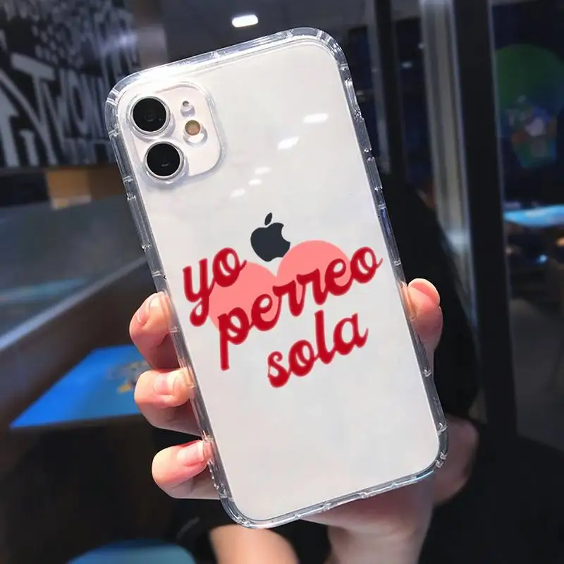 Yo Perreo Sola Bad Bunny Maluma Phone Case Transparent for iPhone 11 12 mini pro XS MAX 8 7 6 6S Plus X 5S SE 2020 XR
Yo Perreo Sola Bad Bunny Maluma Phone Case Transparent for iPhone 11 12 mini pro XS MAX 8 7 6 6S Plus X 5S SE 2020 XR