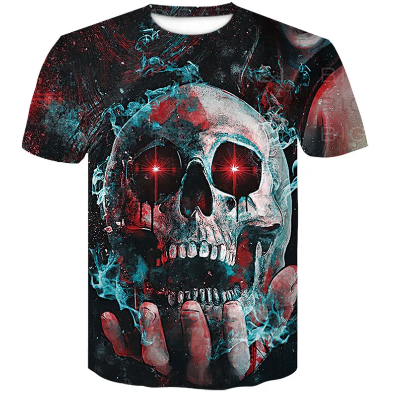 Men'S Cartoon Clothing Printed Skull Poker Pattern Of Short-Sleeved T-Shirt, 3D, Casual, Breathable, Large Size, Summer Novel
Men'S Cartoon Clothing Printed Skull Poker Pattern Of Short-Sleeved T-Shirt, 3D, Casual, Breathable, Large Size, Summer Novel