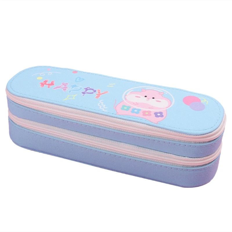 H05B Creative 2 Layers Pencil Bag Multipurpose Makeup Pouch Zipper Closure for Kids
H05B Creative 2 Layers Pencil Bag Multipurpose Makeup Pouch Zipper Closure for Kids