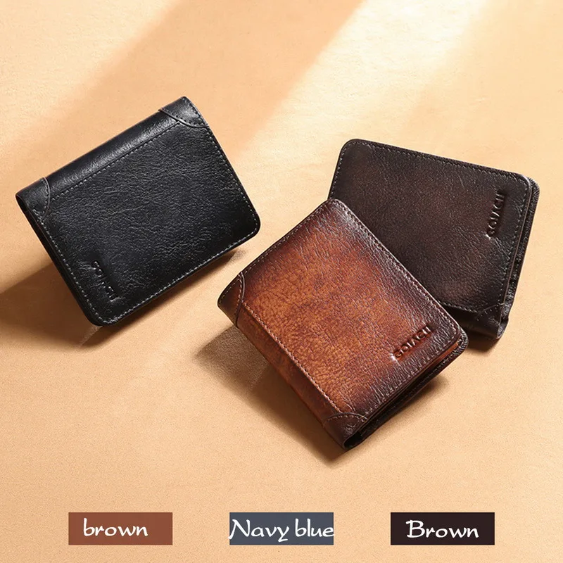 2021 Summer New Genuine Leather Wallets for Men Vintage Thin Short Multi Function ID Credit Card Holder Money Bag
2021 Summer New Genuine Leather Wallets for Men Vintage Thin Short Multi Function ID Credit Card Holder Money Bag