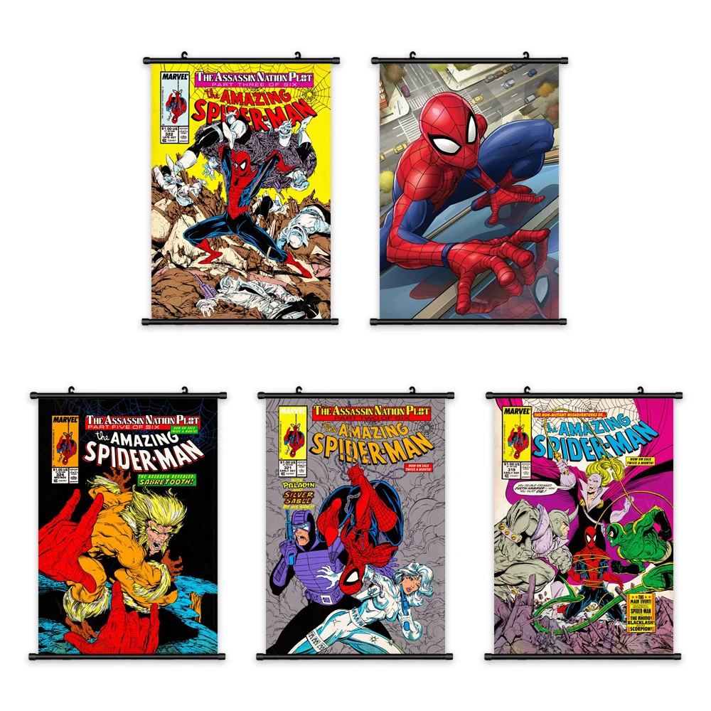 Spider Man Poster Canvas Print Movie Painting Wall Art Marvel Picture The Avengers Home Decoration Mural Plastic Hanging Scrolls
Spider Man Poster Canvas Print Movie Painting Wall Art Marvel Picture The Avengers Home Decoration Mural Plastic Hanging Scrolls