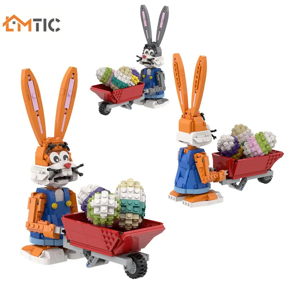 Easter Day DIY Rabbit Egg Baby Bunny Cute Animal Figures Building Blocks MOC Bricks Home Decor Model For Kids Happy Easter Gifts 
Easter Day DIY Rabbit Egg Baby Bunny Cute Animal Figures Building Blocks MOC Bricks Home Decor Model For Kids Happy Easter Gifts