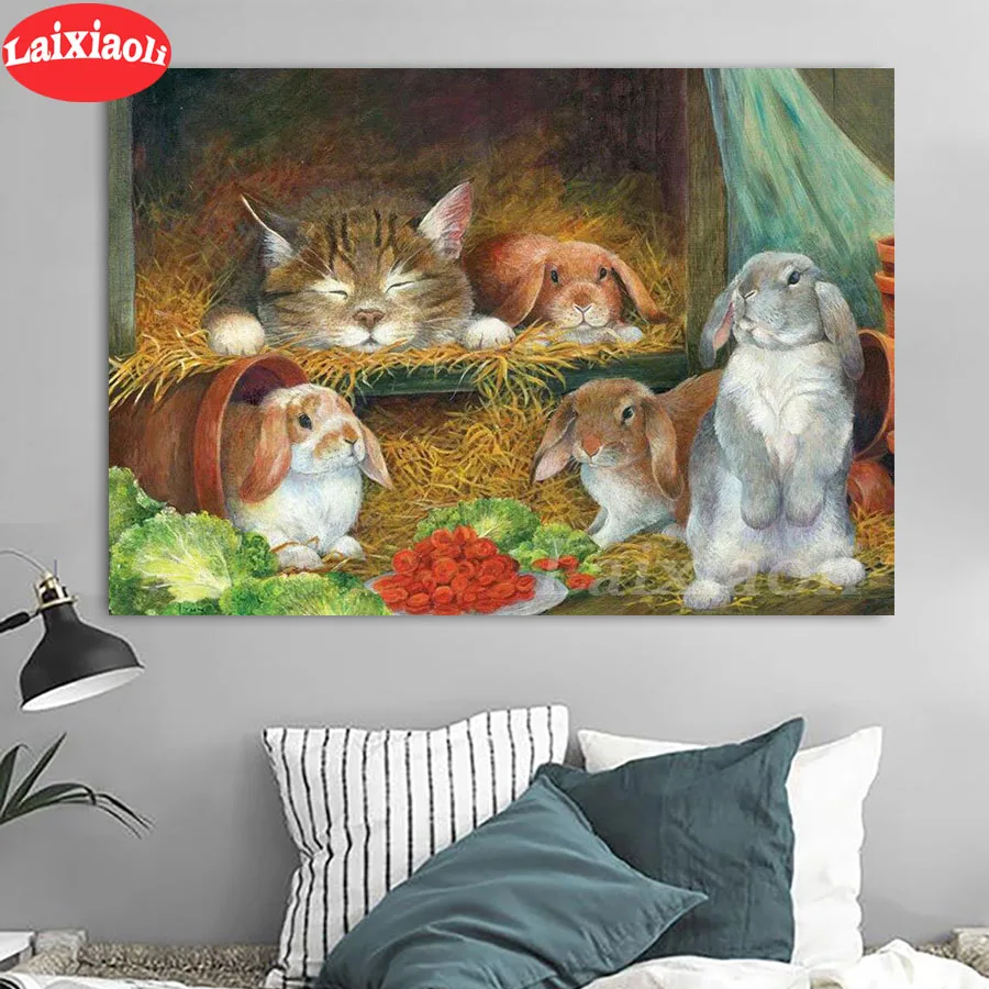 5d мозаика, алмазная живопись, кролики и кошки, алмазная вышивка, полная квадратная и круглая Алмазная вышивка крестиком, семейная ферма
5d мозаика, алмазная живопись, кролики и кошки, алмазная вышивка, полная квадратная и круглая Алмазная вышивка крестиком, семейная ферма