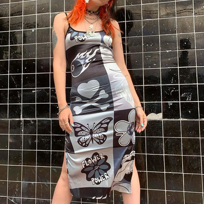 Y2K Sexy Party Club Bodycon Dresses For Women's E-Girls Summer clothing Print Backless Stain Slip Dress Femael Fashion Outfits
Y2K Sexy Party Club Bodycon Dresses For Women's E-Girls Summer clothing Print Backless Stain Slip Dress Femael Fashion Outfits