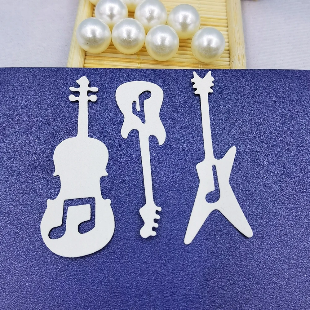 Dies Scrapbooking Material Card Making Guitar Mold Photo Album Stencil DIY Craft Handmade Cutting Die Cut Die
Dies Scrapbooking Material Card Making Guitar Mold Photo Album Stencil DIY Craft Handmade Cutting Die Cut Die