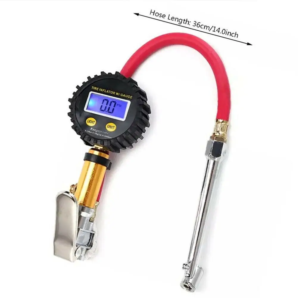 Car tire test pressure Digital display Tire pressure gauge gauge 200 For truck/car/bicycle pressure psi G2Z8
Car tire test pressure Digital display Tire pressure gauge gauge 200 For truck/car/bicycle pressure psi G2Z8