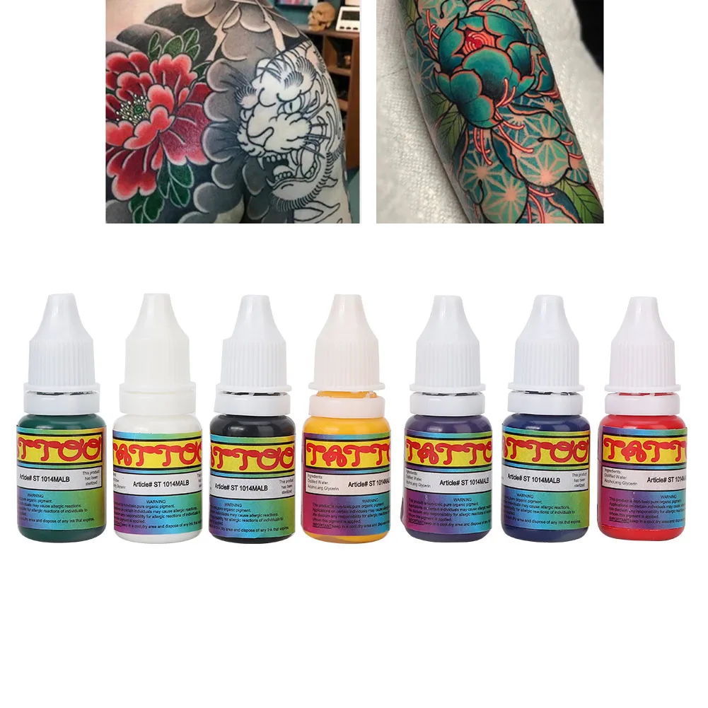 7 Colors 10ml Professional Semi-permanent Safe Tattoo Pigment Beauty Makeup Art Microblading Tattoo Ink Supplies For Beginners
7 Colors 10ml Professional Semi-permanent Safe Tattoo Pigment Beauty Makeup Art Microblading Tattoo Ink Supplies For Beginners