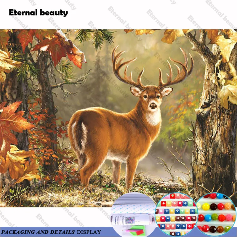 5D Diy Diamond Embroidery Forest Deer Full Drill Diamond Painting Cross Stitch Mosaic Crystal Wall Paintings Decoration Handmade
5D Diy Diamond Embroidery Forest Deer Full Drill Diamond Painting Cross Stitch Mosaic Crystal Wall Paintings Decoration Handmade
