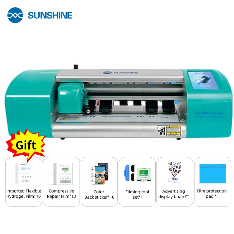 SUNSHINE SS-890C Pro Max 16 Inch Auto Cutting Machine Flexible Hydrogel Film for Machine Cutter Screen Protective Film
SUNSHINE SS-890C Pro Max 16 Inch Auto Cutting Machine Flexible Hydrogel Film for Machine Cutter Screen Protective Film