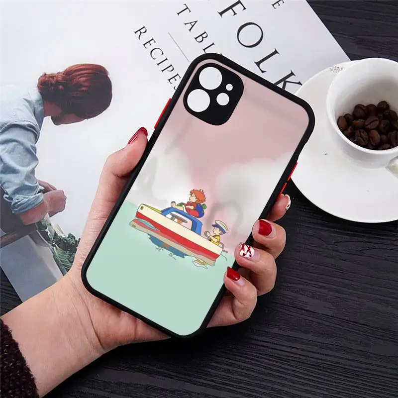 Ponyo on the Cliff Phone Case Transparent Matte for iPhone 7 8 11 12 s mini pro X XS XR MAX Plus cover funda
Ponyo on the Cliff Phone Case Transparent Matte for iPhone 7 8 11 12 s mini pro X XS XR MAX Plus cover funda