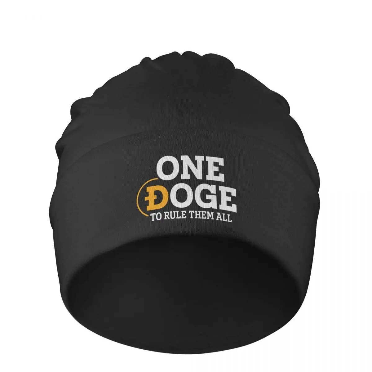 

ONE DOGE TO RULE THEM ALL DOGECOIN Homme Winter Warm Knitted Hat Dogecoin Skullies Beanies Caps For Men Women Style Fabric Hats