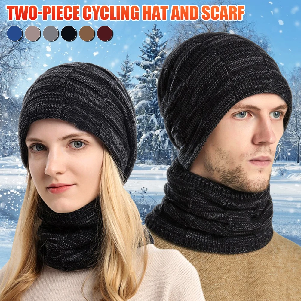 Winter scarf Beanie Hat 2-Piece Hat and Scarf Set for Men Women Beanie Hat Neck Scarf Winter Warm Solid Collar Set Accessories
Winter scarf Beanie Hat 2-Piece Hat and Scarf Set for Men Women Beanie Hat Neck Scarf Winter Warm Solid Collar Set Accessories