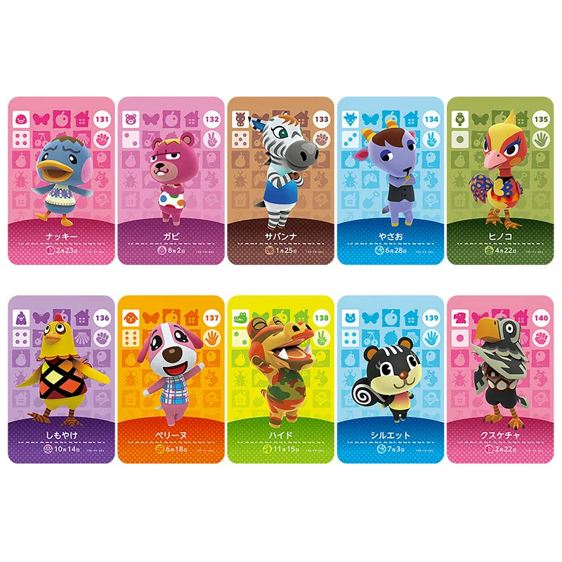 Английская версия карты NS Game Series 2 (с 121 по 160 год) Animal Crossing Card Work For | Игрушки и хобби