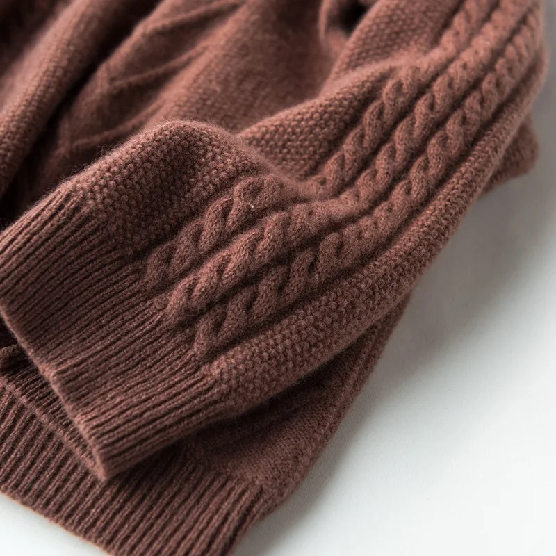 Loose pullover sweater female twist lazy style long-sleeved round neck plus size casual autumn and winter new wool knitting base
Loose pullover sweater female twist lazy style long-sleeved round neck plus size casual autumn and winter new wool knitting base
