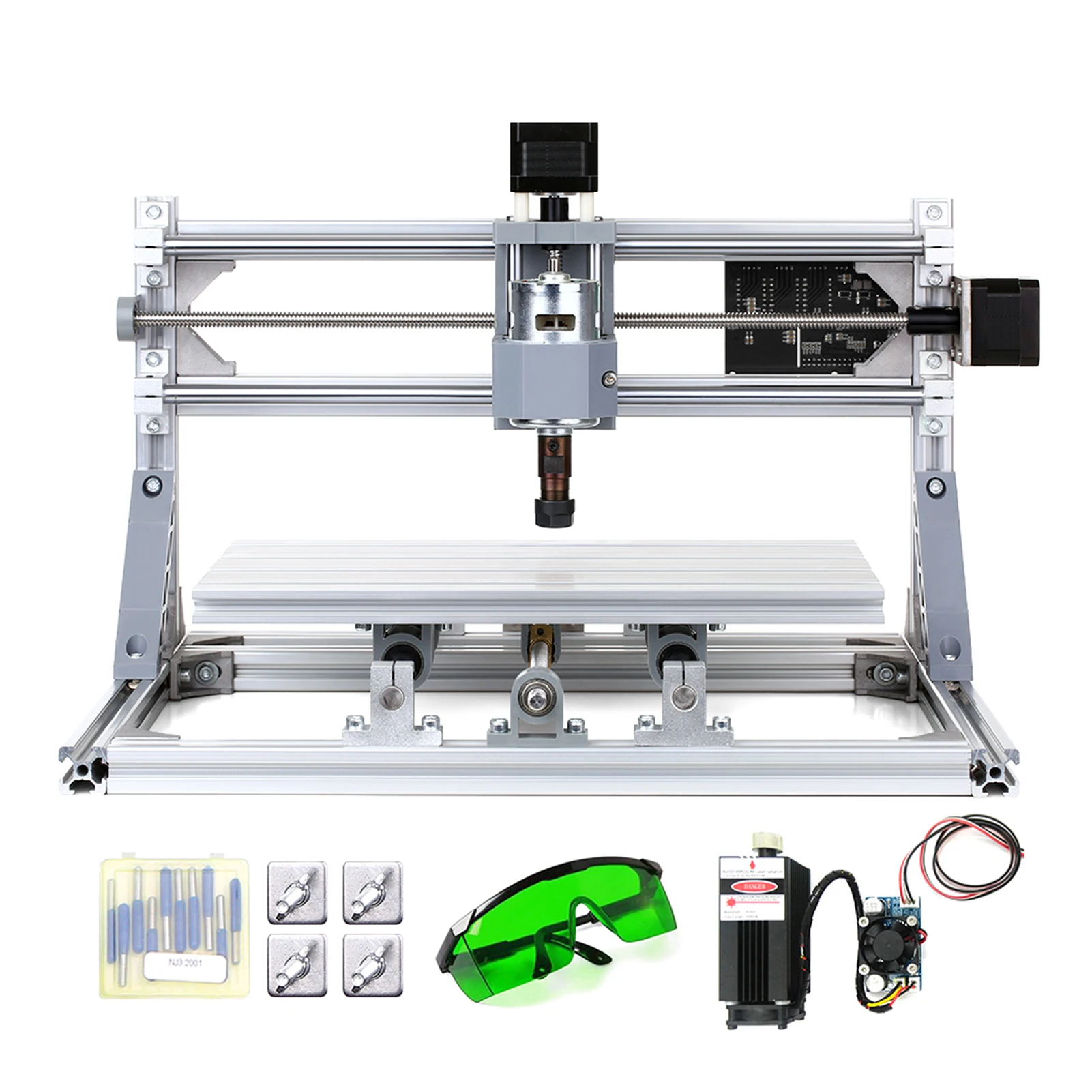 Mini Laser Engraving Machine Router Kit 2-in-1 GRBL Control 3 Axis Laser Wood Carving Milling Engraving Machine Tool
Mini Laser Engraving Machine Router Kit 2-in-1 GRBL Control 3 Axis Laser Wood Carving Milling Engraving Machine Tool
