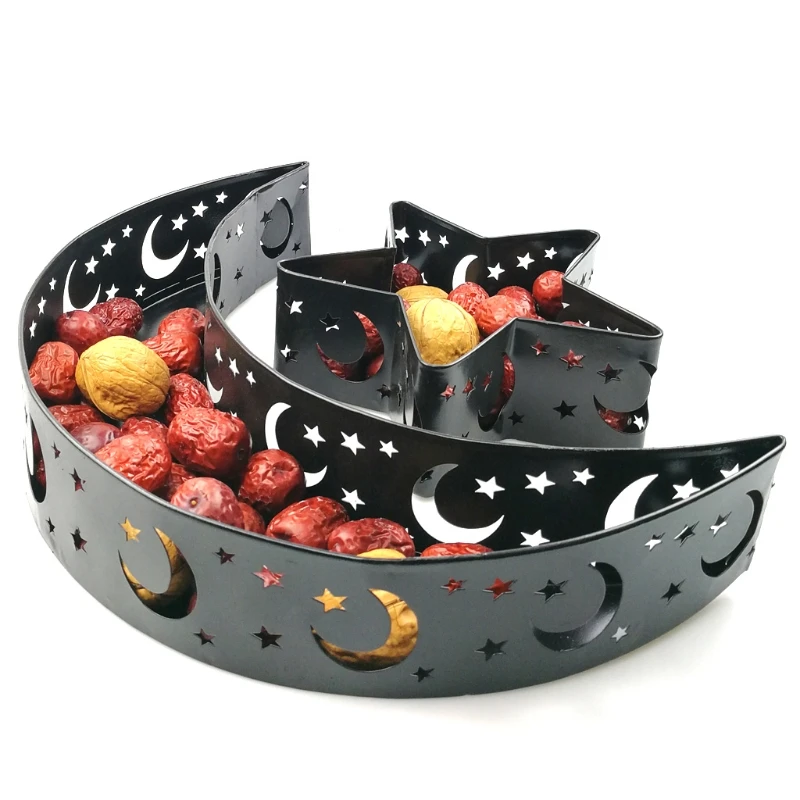 Eid Al-Fitr Mubarak Creative Moon Star Model Dessert Food Tray Ornaments Home Snacks Key Storage Box Decorations
Eid Al-Fitr Mubarak Creative Moon Star Model Dessert Food Tray Ornaments Home Snacks Key Storage Box Decorations