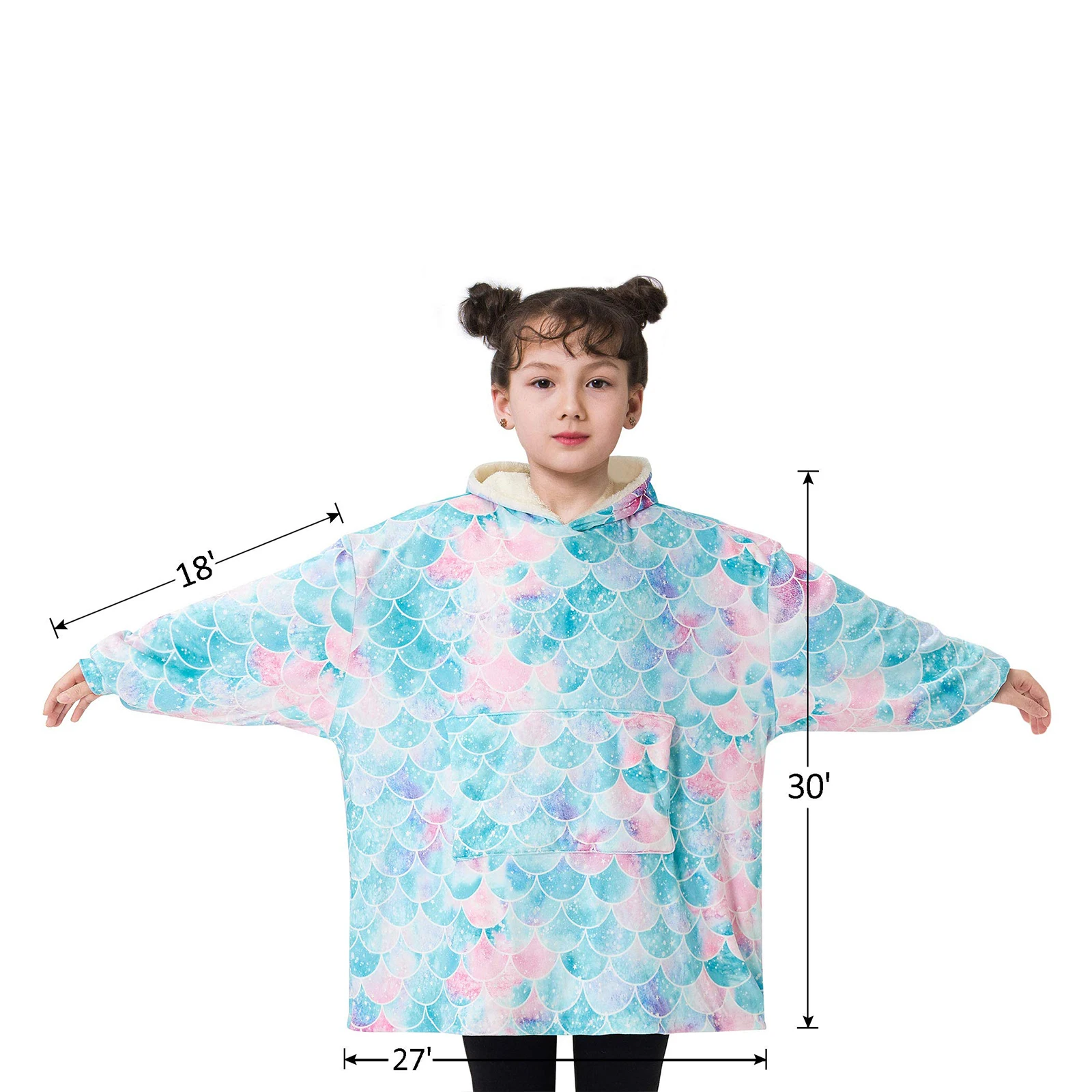 7-13 years old Kid Oversized Hoodie Blanket Fluffy Oodie Blanket Hoodie with Front Pocket
7-13 years old Kid Oversized Hoodie Blanket Fluffy Oodie Blanket Hoodie with Front Pocket