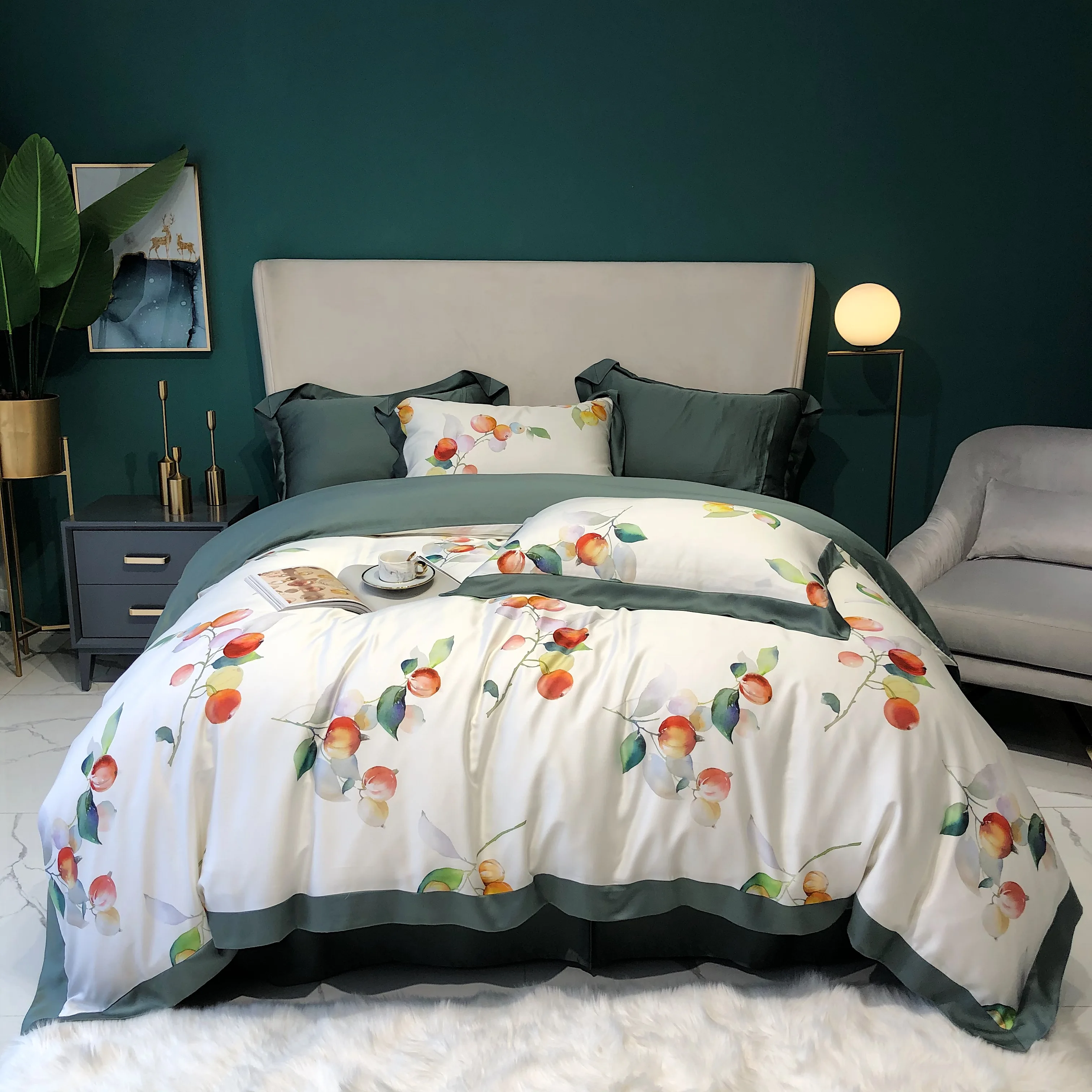 600TC Tencel Bedding Set Silky Bed Linen Duvet Covet Queen King Size Bedsheet Pillowcase
600TC Tencel Bedding Set Silky Bed Linen Duvet Covet Queen King Size Bedsheet Pillowcase