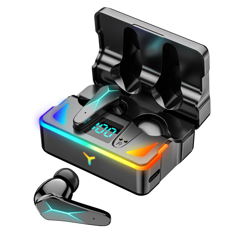 TWS Wireless Headphones Blutooth-Compatible Gaming Headset Sport LED Display Earbuds Noise Cancelling HD Bass Earphones With Mic
TWS Wireless Headphones Blutooth-Compatible Gaming Headset Sport LED Display Earbuds Noise Cancelling HD Bass Earphones With Mic
