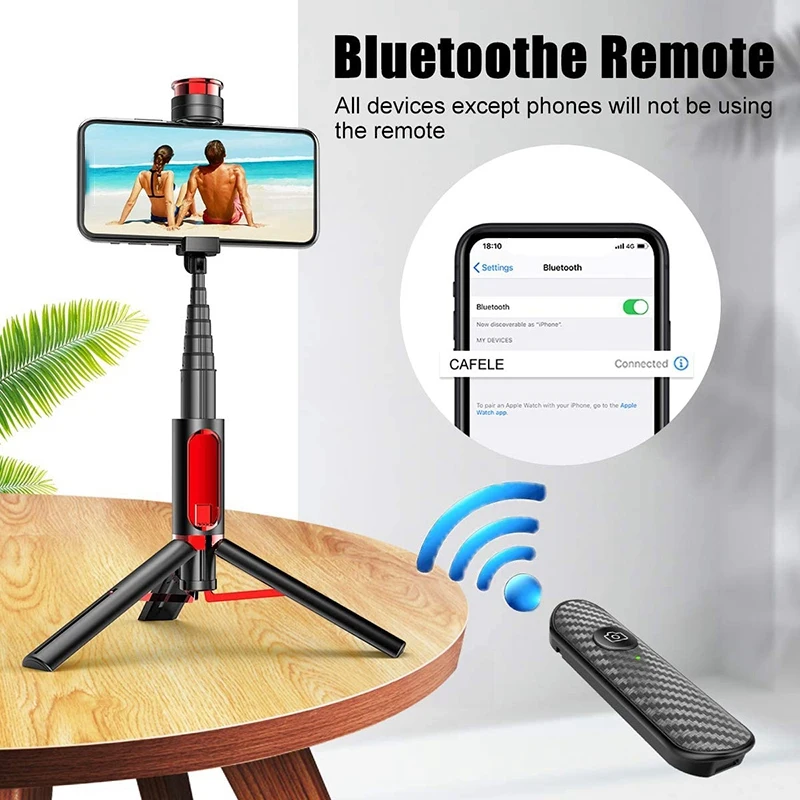 Selfie Stick Tripod, All in One Extendable Tripod Stand with Detachable Bluetooth Remote,Lightweight Aluminum Tripod
Selfie Stick Tripod, All in One Extendable Tripod Stand with Detachable Bluetooth Remote,Lightweight Aluminum Tripod