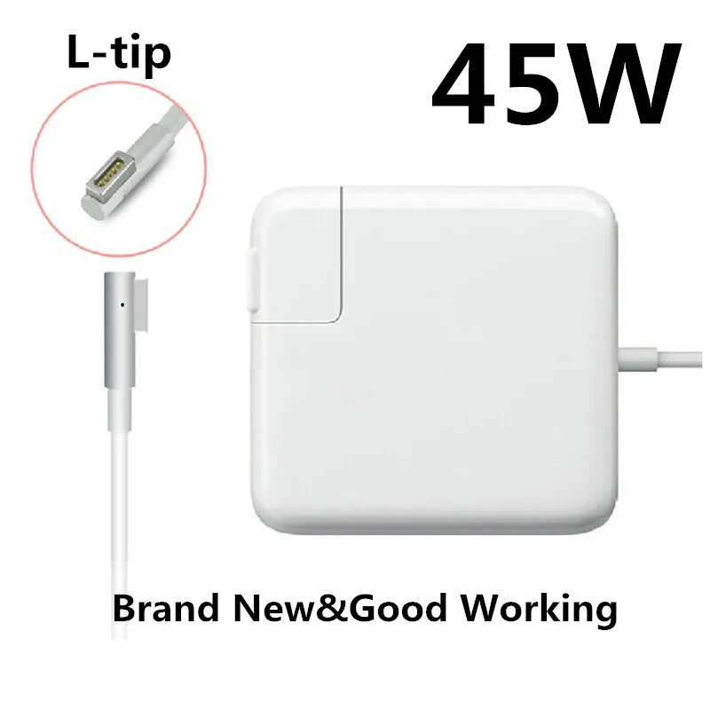 

100% New Magnetic 45W MagSafe Netbook Notebook Laptop Charger Power Adapter With Case For Macbook Air 11 13 A1369 A1370 A1374