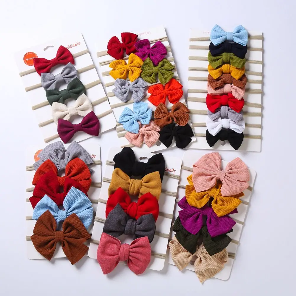Baby Bow Headband Nylon Headbands Waffle Bowknot Elastic Hair Bands Children Girls Soft Turban Newborn Hair Accessories Toddler
Baby Bow Headband Nylon Headbands Waffle Bowknot Elastic Hair Bands Children Girls Soft Turban Newborn Hair Accessories Toddler