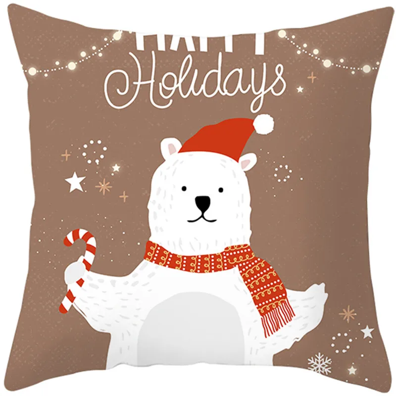 Cute Animal Pattern Cushion Cover Cartoon Christmas Style Pillow Cover for Home Sofa Car Decorative Throw Pillowcase
Cute Animal Pattern Cushion Cover Cartoon Christmas Style Pillow Cover for Home Sofa Car Decorative Throw Pillowcase
