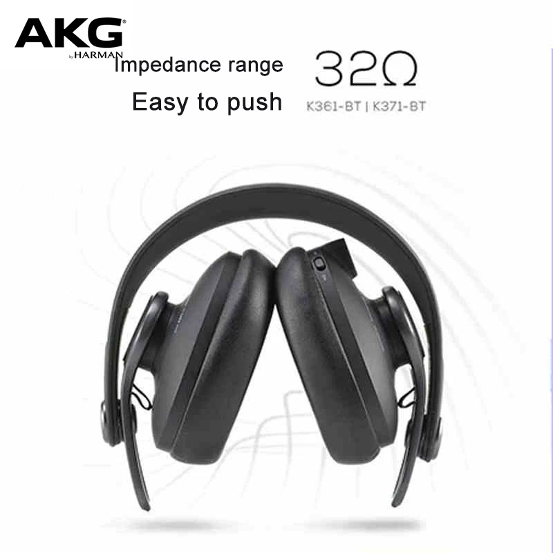 Original AKG K361 Wireless Bluetooth / Wired Dual Connection HeadPhone Fully Enclosed Monitoring Professional HIFI Headset
Original AKG K361 Wireless Bluetooth / Wired Dual Connection HeadPhone Fully Enclosed Monitoring Professional HIFI Headset