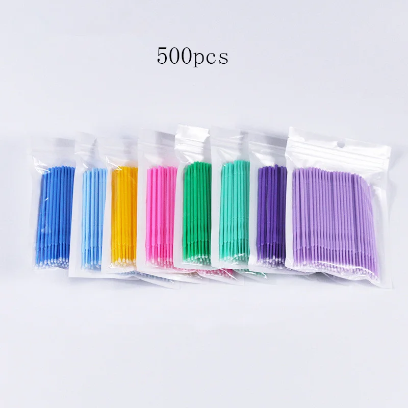 500Pcs/ Disposable Micro Brushes Eyelash Mascara Swab Eyelash Extension Brushes Applicator Wands Makeup Tools Kit Wholesale
500Pcs/ Disposable Micro Brushes Eyelash Mascara Swab Eyelash Extension Brushes Applicator Wands Makeup Tools Kit Wholesale