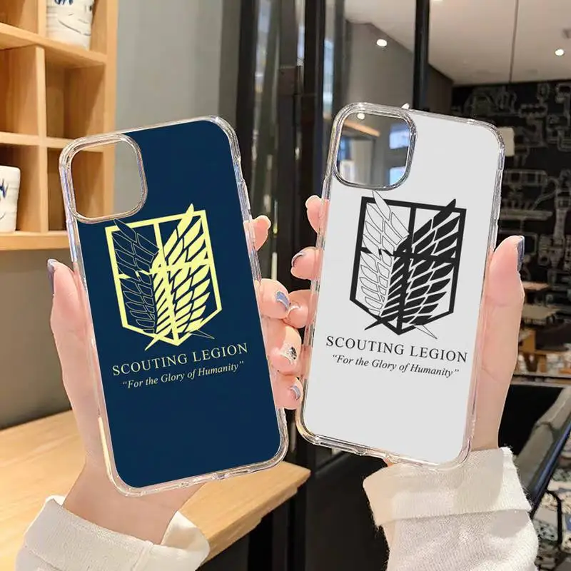 Anime Japanese attack on Titan Phone Case Transparent soft For iphone 5 5s 5c se 6 6s 7 8 11 12 plus mini x xs xr pro max 
Anime Japanese attack on Titan Phone Case Transparent soft For iphone 5 5s 5c se 6 6s 7 8 11 12 plus mini x xs xr pro max