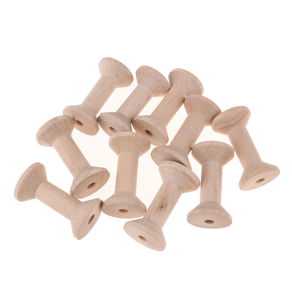 10Pcs/Set Unfinished Wood Empty Thread Spool Reel Bobbin Cord Coils Thread Winder for Sewing Cross Stitch Supplies Accessories
10Pcs/Set Unfinished Wood Empty Thread Spool Reel Bobbin Cord Coils Thread Winder for Sewing Cross Stitch Supplies Accessories