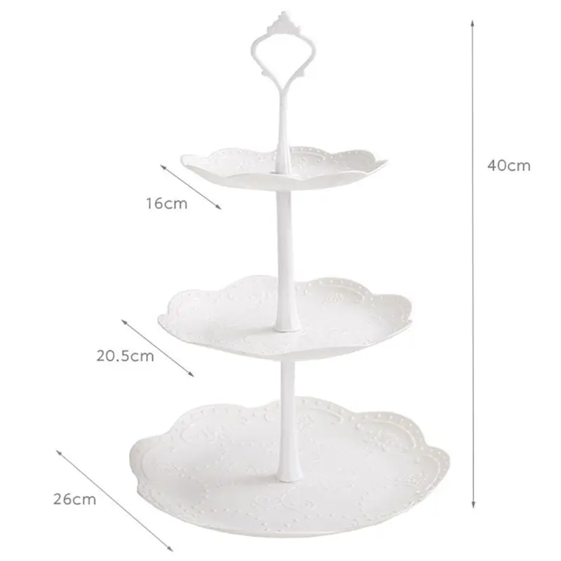European Three-layer Fruit Plate Vegetable Storage Rack Organizer Snack Tray Dessert Table Decoration Multi-layer Cake Stand
European Three-layer Fruit Plate Vegetable Storage Rack Organizer Snack Tray Dessert Table Decoration Multi-layer Cake Stand