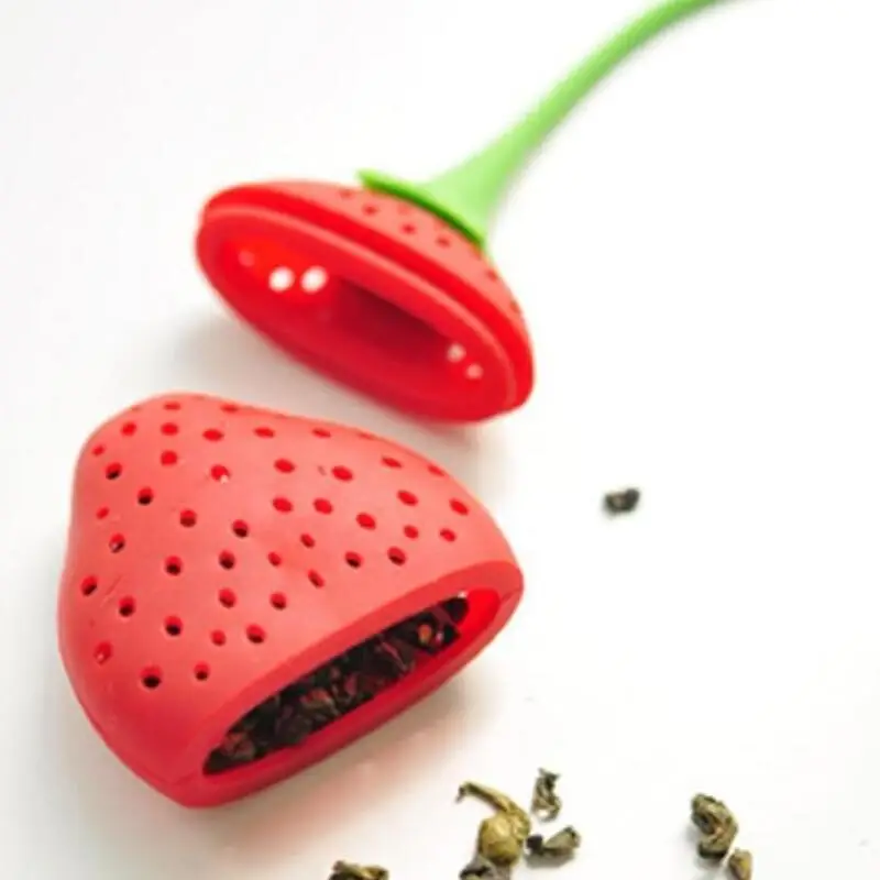 Hot Sale New Fruit Strawberry Shape Silicone Tea Infuser Strainer Herbal Spices Leaf RT Free Shipping LX7766
Hot Sale New Fruit Strawberry Shape Silicone Tea Infuser Strainer Herbal Spices Leaf RT Free Shipping LX7766