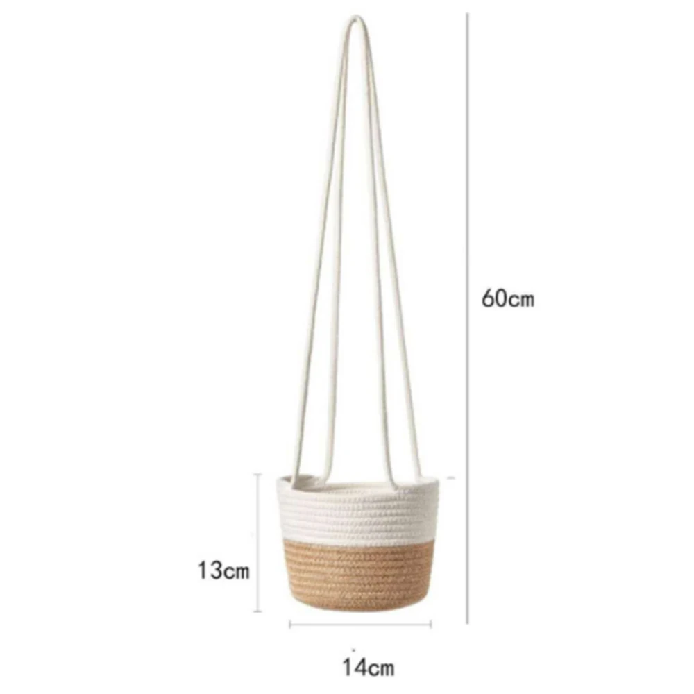 1 Pcs Hangers Rope Planter Woven Hanging Planter Basket Decorative Flower Pot for Home Decor
1 Pcs Hangers Rope Planter Woven Hanging Planter Basket Decorative Flower Pot for Home Decor