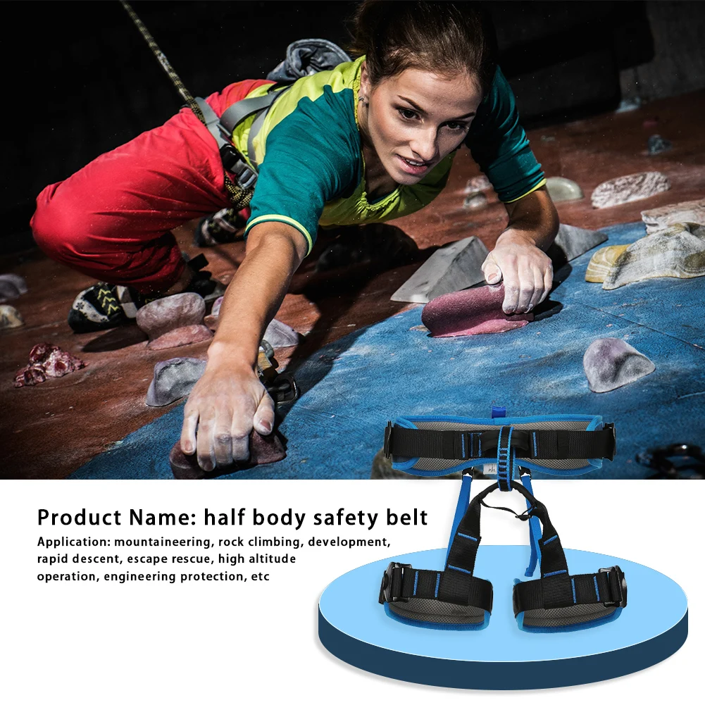 Rock Mountain Climbing Harness Half Body Safety Belt Survival Equipment
Rock Mountain Climbing Harness Half Body Safety Belt Survival Equipment