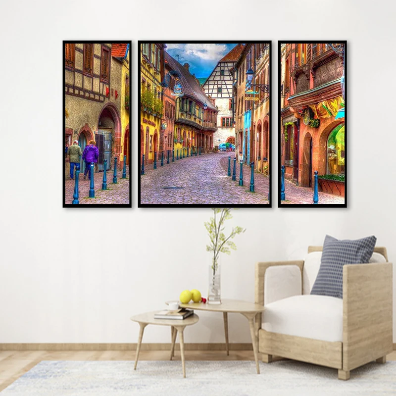 CHENISTORY 3PC Painting By Numbers House Street Scenery Drawing On Canvas Handpainted Art Pictures By Number Home Decor
CHENISTORY 3PC Painting By Numbers House Street Scenery Drawing On Canvas Handpainted Art Pictures By Number Home Decor