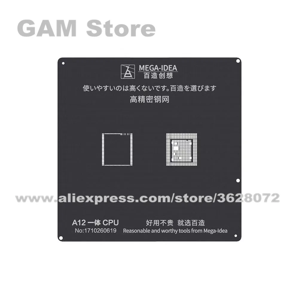 A8 A10 A11 A12 CPU RAM BGA трафарет для iPhone 6 XR верхний нижний слой Reball IC Pins Оловянная