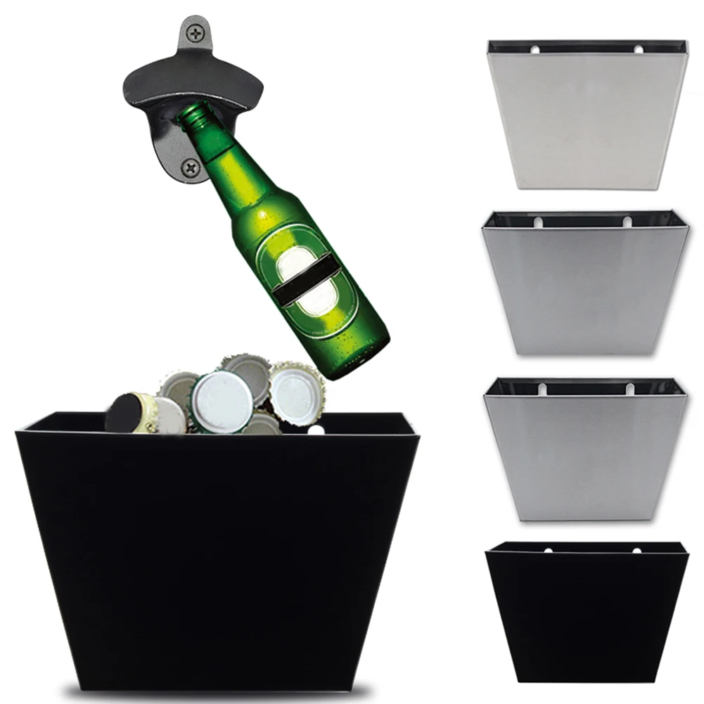 1PC Wall Mounted Bar Beer Bottle Opener with Screws Cap Catcher Box stainless steel Cap Opener Home Decoration
1PC Wall Mounted Bar Beer Bottle Opener with Screws Cap Catcher Box stainless steel Cap Opener Home Decoration