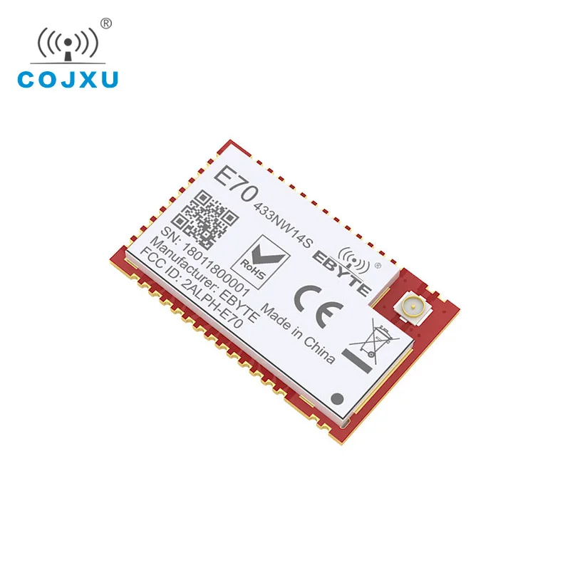 E70-433NW14S Star Networking CC1310 433mhz SMD Wireless Transceiver IoT 14dBm 433 mhz IPEX Antenna Transmitter and Receiver
E70-433NW14S Star Networking CC1310 433mhz SMD Wireless Transceiver IoT 14dBm 433 mhz IPEX Antenna Transmitter and Receiver